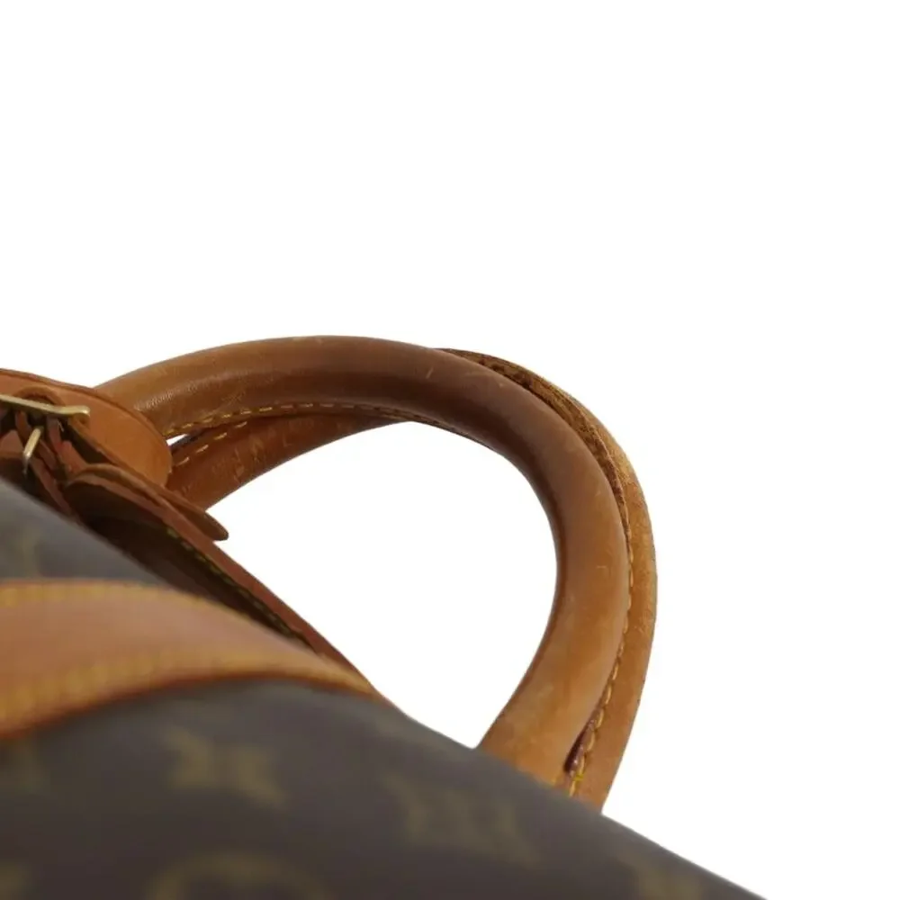 Louis Vuitton Monogram Keepall 55 Travel Bag Brown